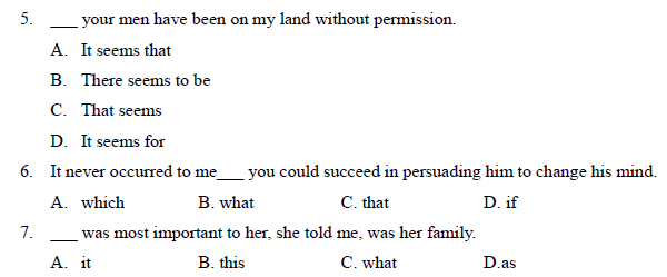 太奇2015年管理類聯(lián)考輔導 英語(綜合一)A卷